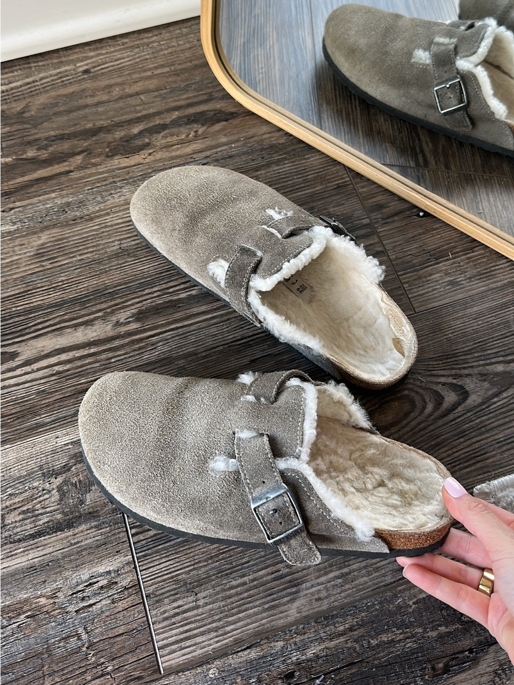 Birkenstock Boston slippers size 8
